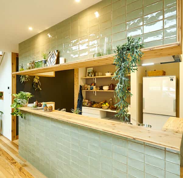 対面式キッチンカウンター